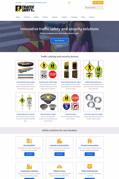 Traffic-Safety-Corporation Homepage 1440px