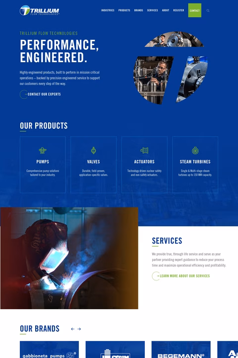 Trillium-Flow-Technologies Homepage 1440px