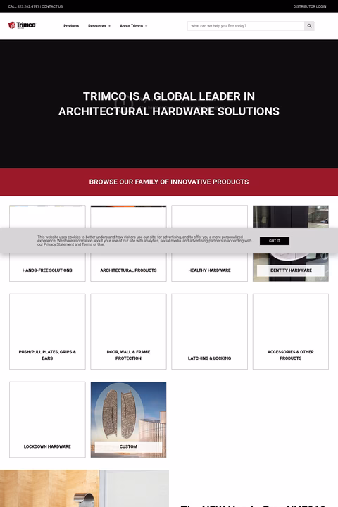 Trimco-Hardware Homepage 1440px