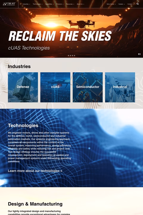 Trust-Automation Homepage 1440px