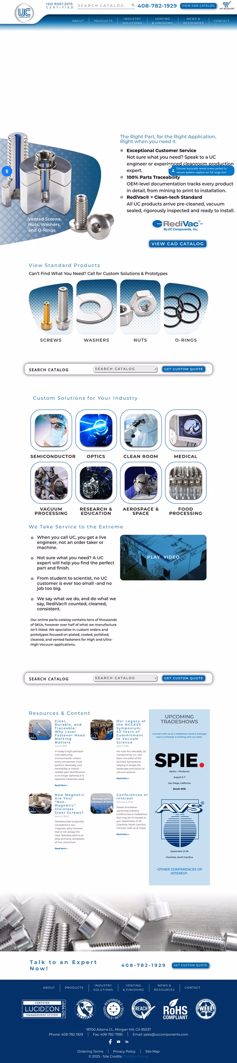 Uc-Components Homepage 1440px