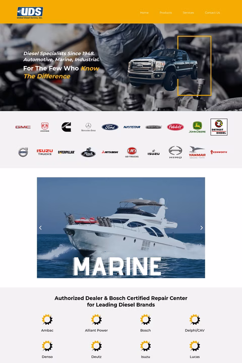 United-Diesel-Services Homepage 1440px