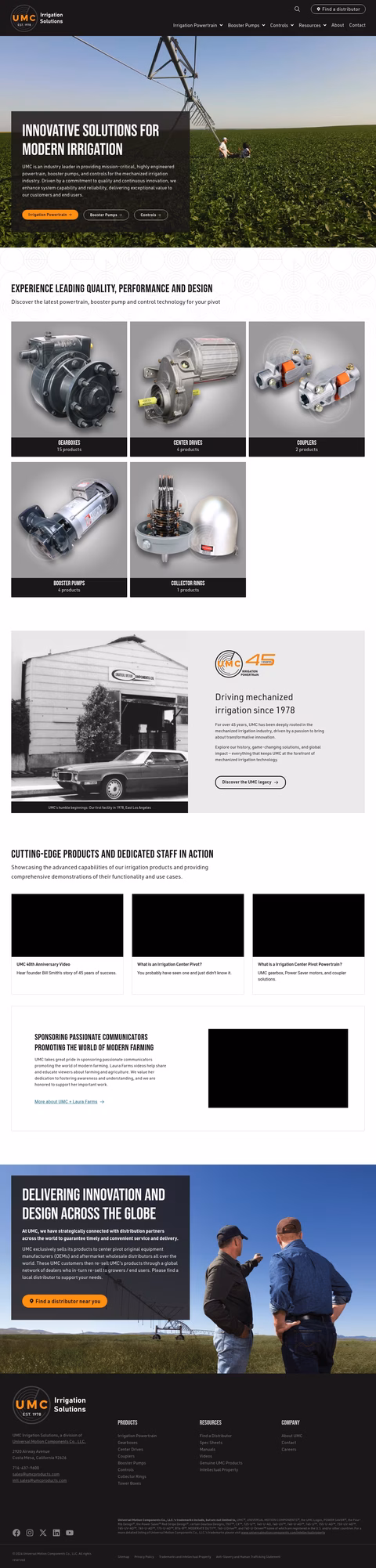 Universal-Motion-Components Homepage 1440px