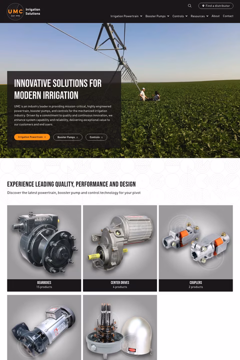 Universal-Motion-Components Homepage 1440px
