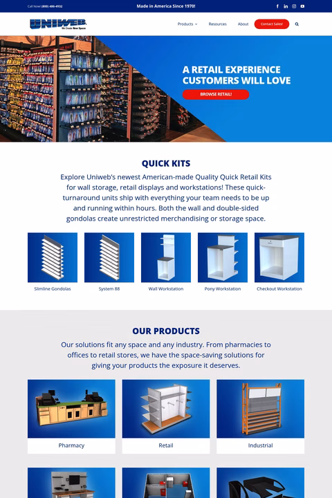 Uniweb-Inc Homepage 1440px