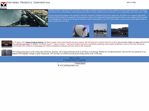 Urethane-Products-Corporation Homepage 1440px