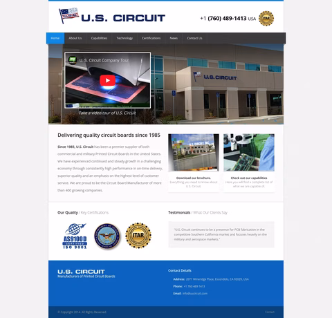 Us-Circuit-Inc Homepage 1440px