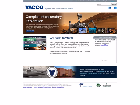 Vacco-Industries Homepage 1440px
