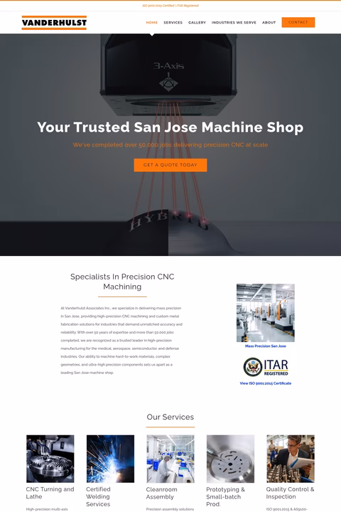 Vanderhulst-Associates Homepage 1440px