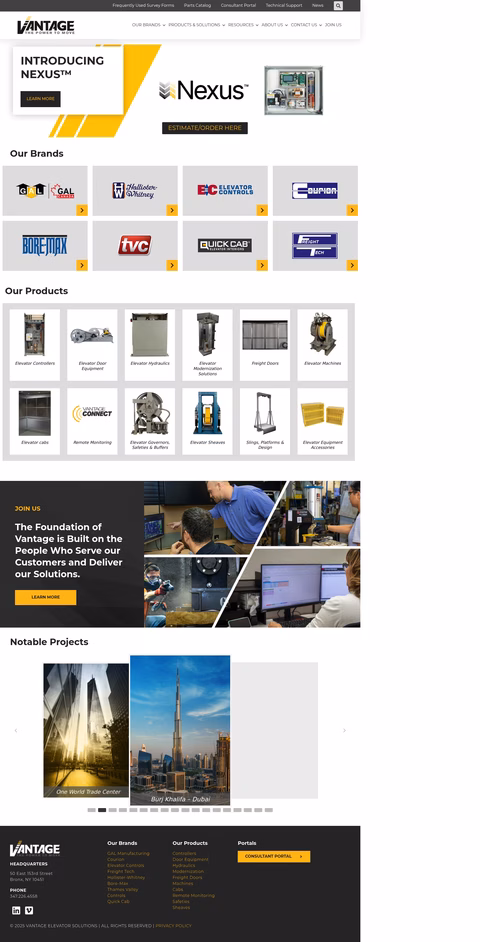 Vantage-Elevation Homepage 1440px