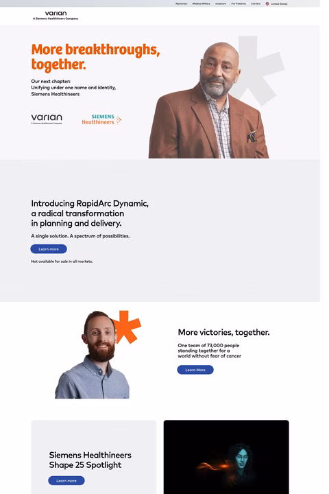 Varian-Medical-Systems Homepage 1440px