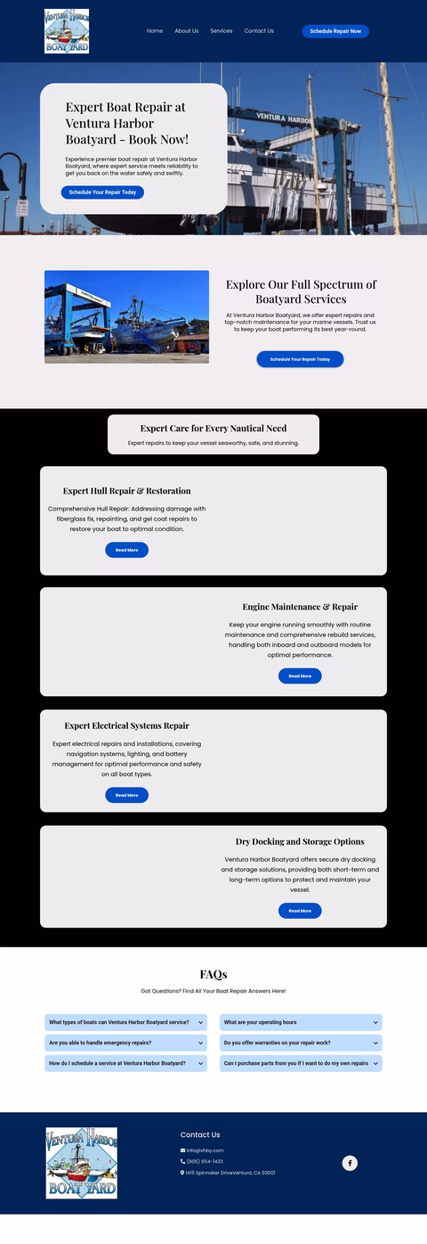 Ventura-Harbor-Boatyard Homepage 1440px