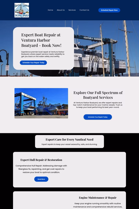 Ventura-Harbor-Boatyard Homepage 1440px