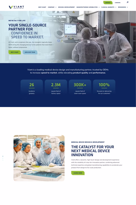 Viant Homepage 1440px