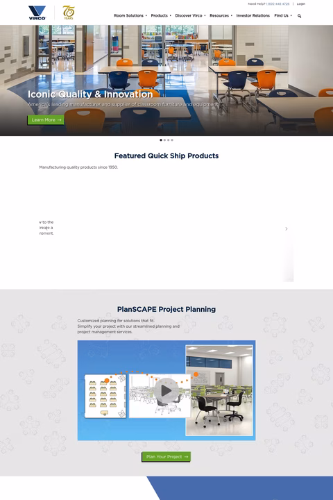 Virco-Manufacturing Homepage 1440px