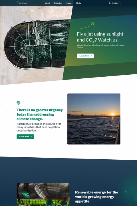 Viridos-Inc Homepage 1440px