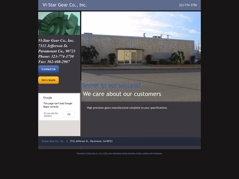 Vistar-Gear-Company Homepage 1440px