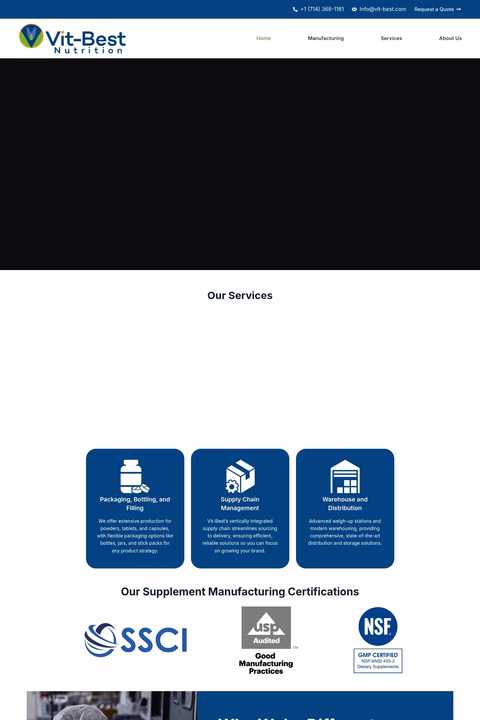 Vit-Best-Nutrition Homepage 1440px