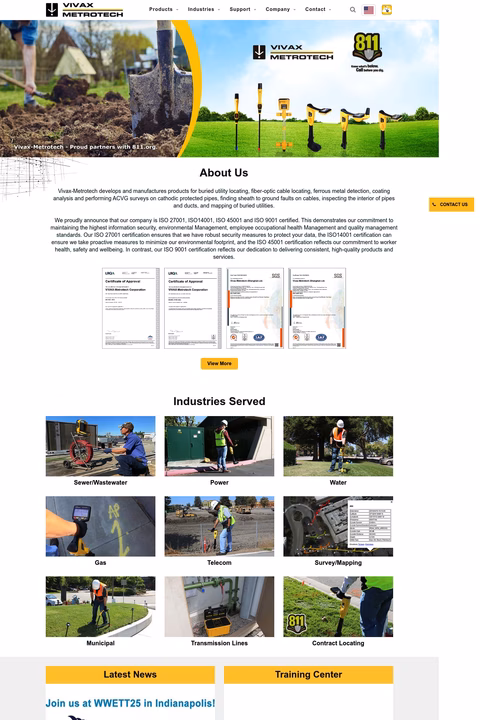 Vivax-Metrotech Homepage 1440px