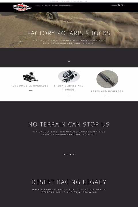 Walker-Evans-Racing Homepage 1440px