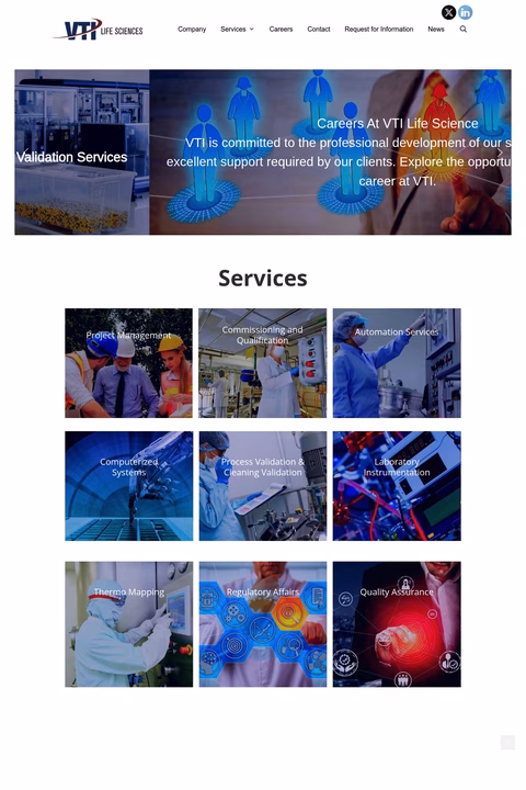 Validation-Technologies Homepage 1440px