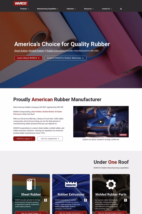 West-American-Rubber-Company Homepage 1440px