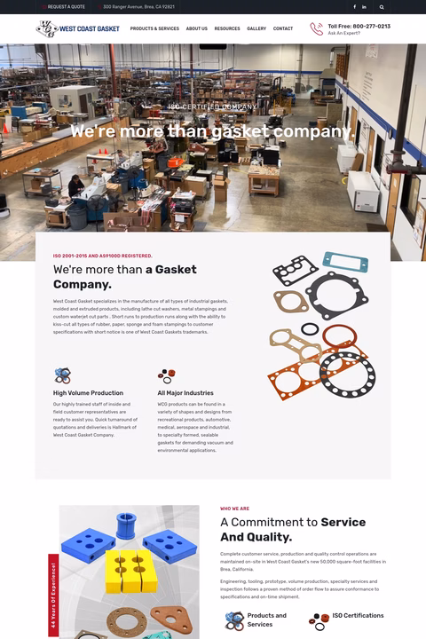 West-Coast-Gasket Homepage 1440px
