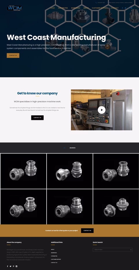 West-Coast-Manufacturing Homepage 1440px