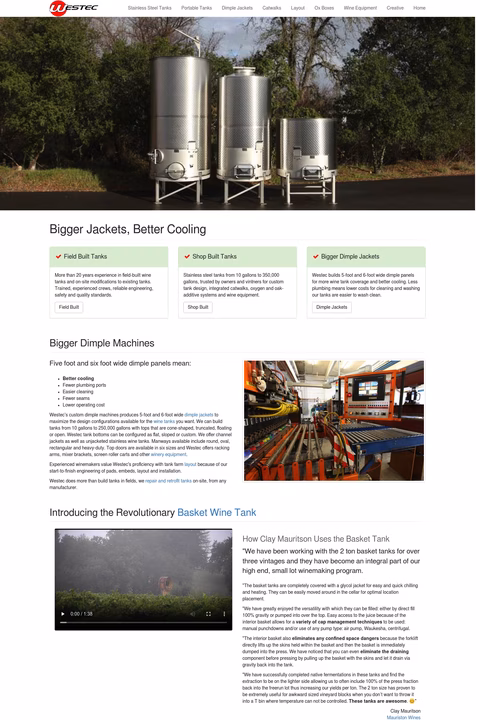 Westec-Tank-Equipment Homepage 1440px