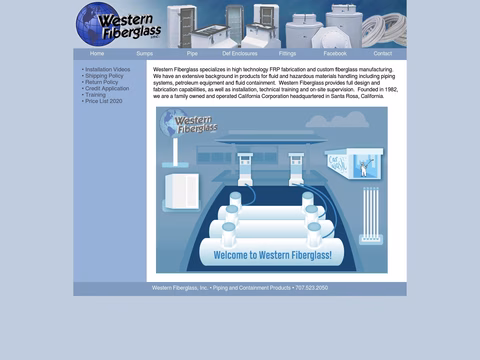 Western-Fiberglass Homepage 1440px