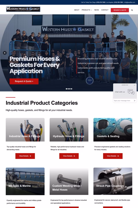 Western-Hose-Gasket Homepage 1440px