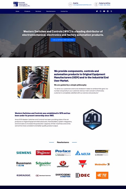 Western-Switches-Controls Homepage 1440px