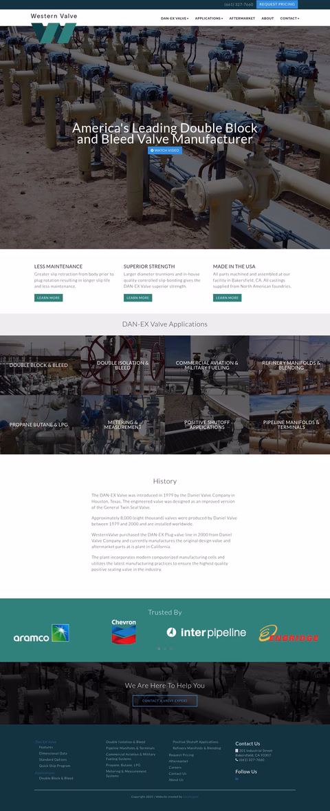 Western-Valve Homepage 1440px