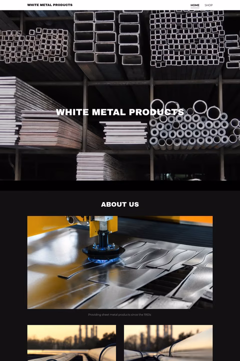 White-Metal-Products Homepage 1440px