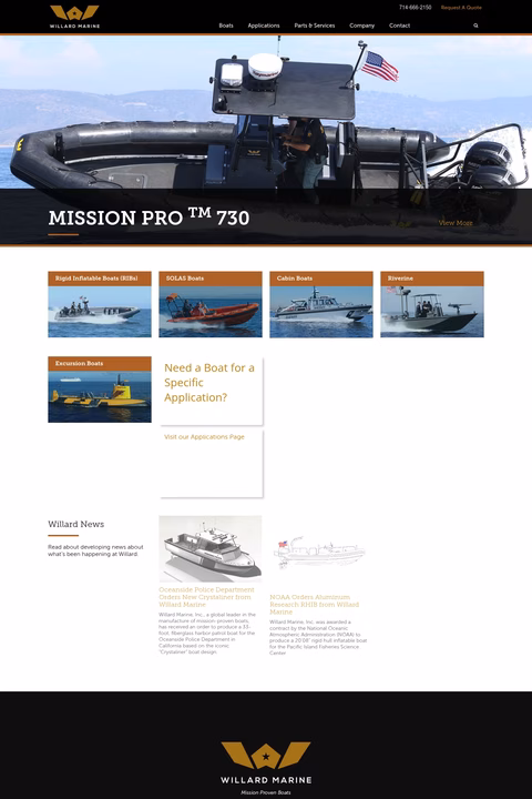 Willard-Marine Homepage 1440px