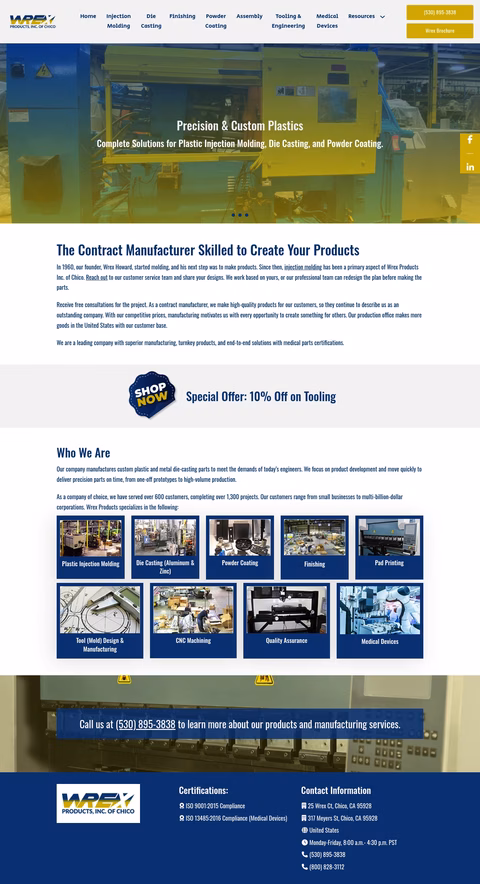 Wrex-Products-Of-Chico Homepage 1440px