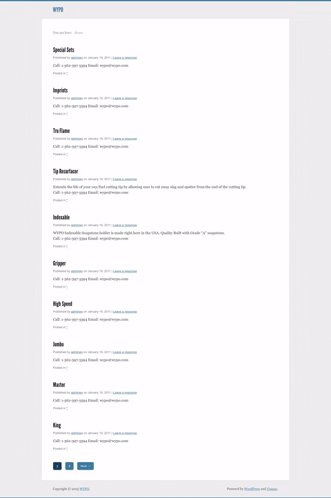 Wypo Homepage 1440px