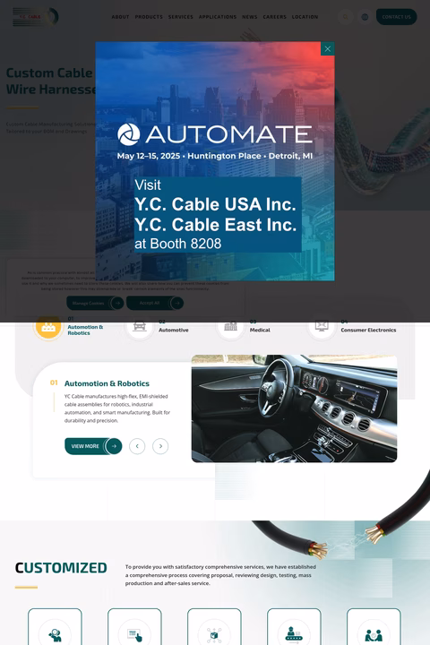 Y-C-Cable-Usa Homepage 1440px