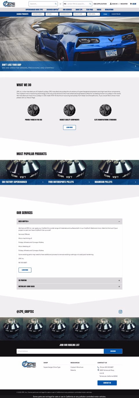 Zpe-Inc Homepage 1440px