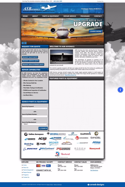Asb-Avionics Homepage 1440px