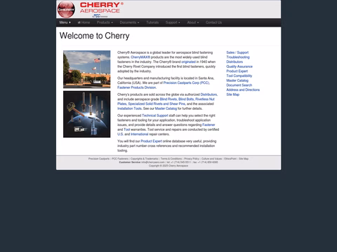 Cherry-Aerospace Homepage 1440px