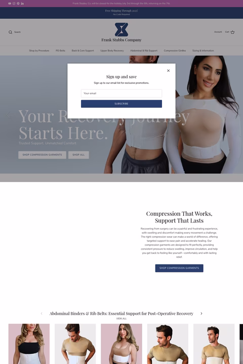 Frank-Stubbs-Company Homepage 1440px