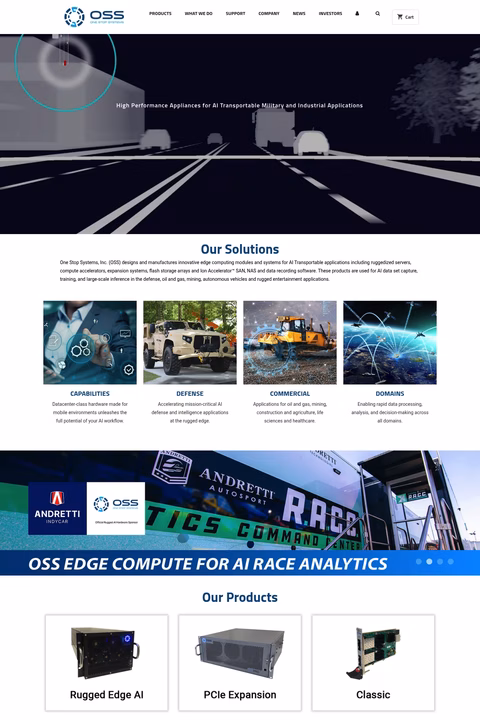 One-Stop-Systems Homepage 1440px