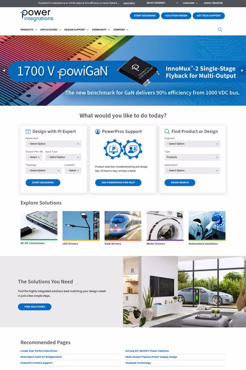 Power-Integrations Homepage 1440px