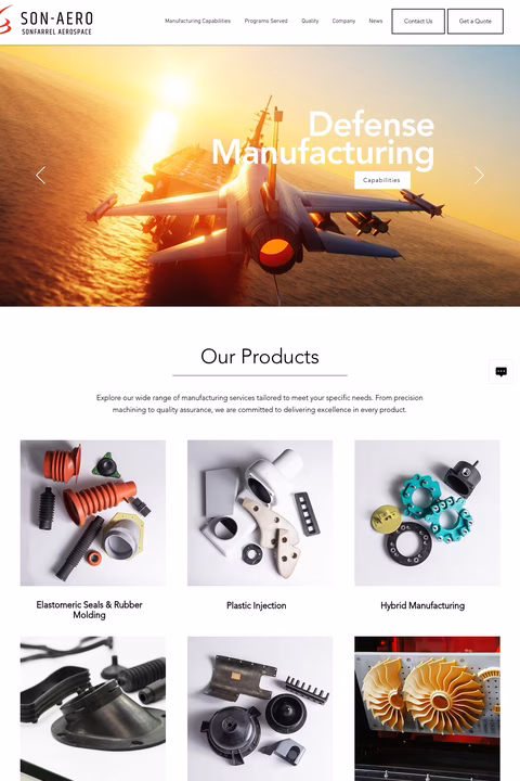 Sonfarrel-Aerospace Homepage 1440px