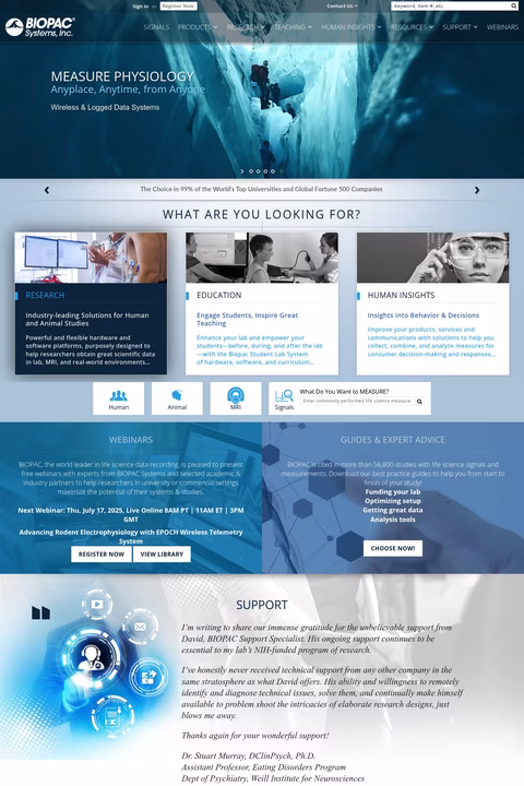 Biopac-Systems Homepage 1440px