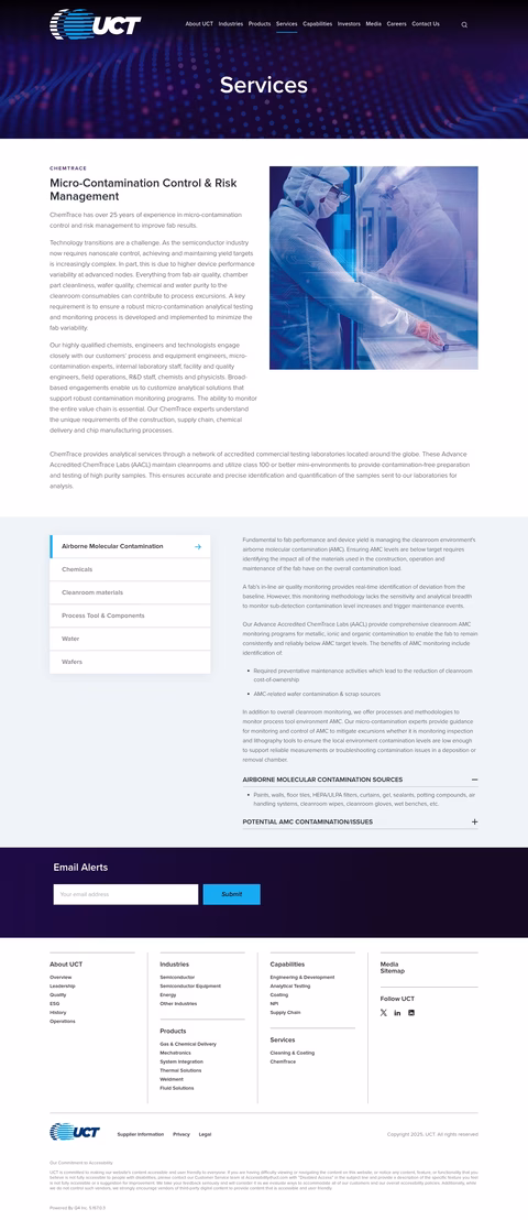 Chemtrace Homepage 1440px