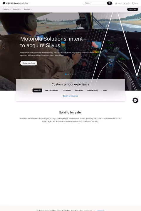 Motorola-Solutions Homepage 1440px