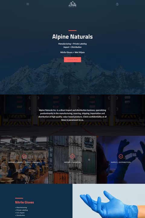 Alpine-Naturals-Inc Homepage 1440px