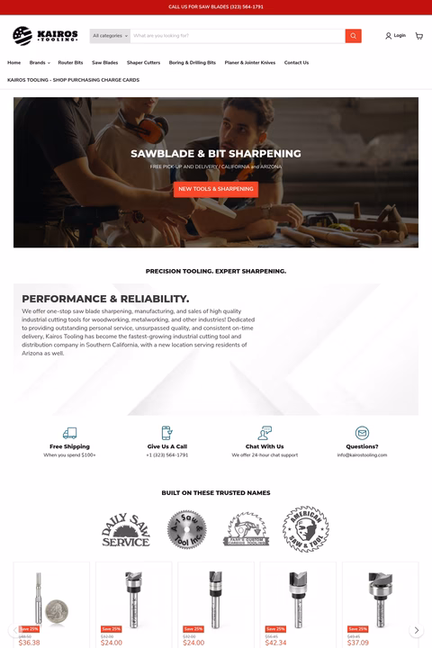 Kairos-Tooling Homepage 1440px